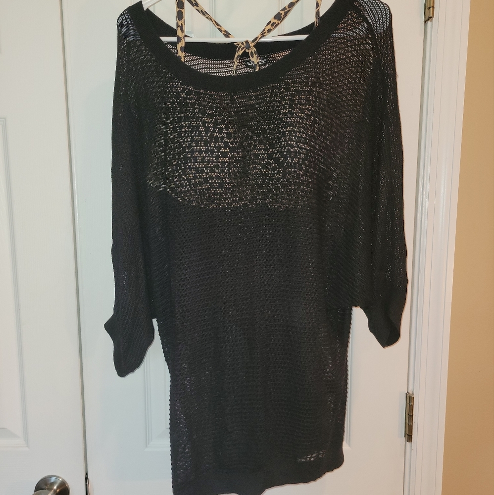 Express See Thru Oversize Shirt